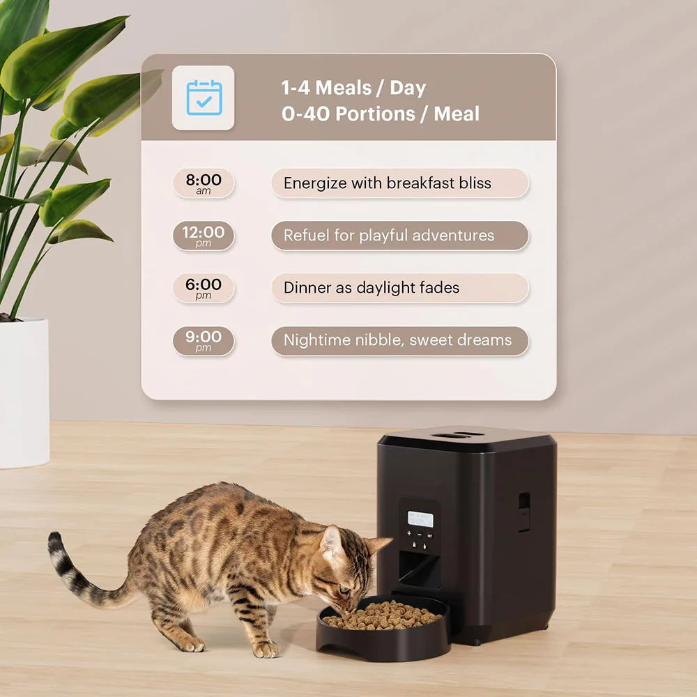New 2L Smart Pet Feeder - Automatic Food Dispenser for Cats and Dogs - Regular & Quantitative Feeding - Image 4